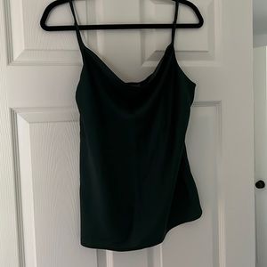 LOFT gorgeous green silky tank